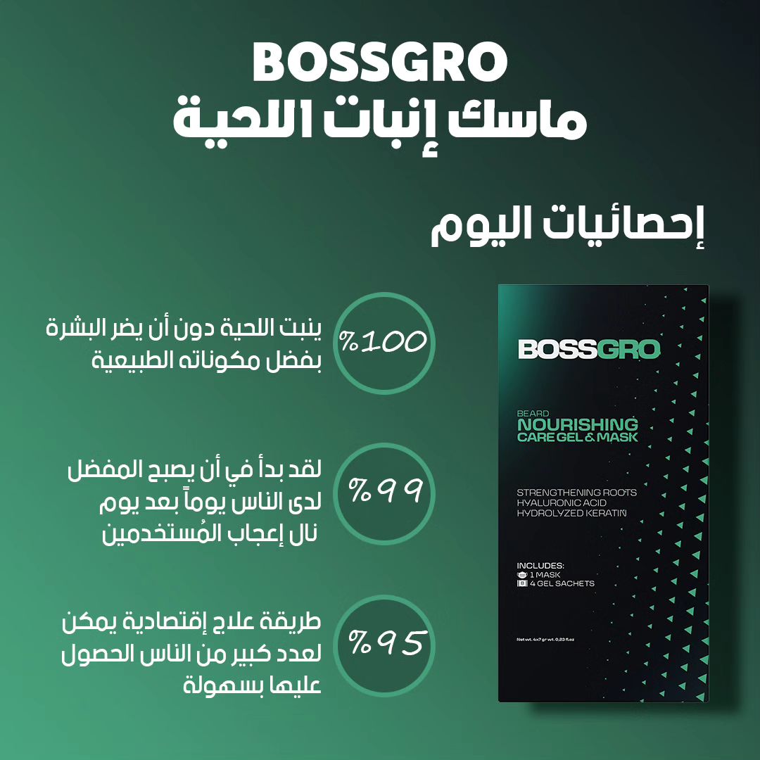 BOSSGRO™ ماسك إنبات اللحية